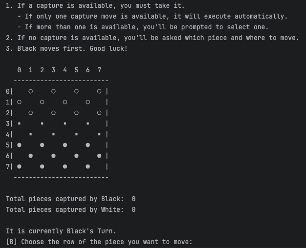 Checkers AI screenshot 1