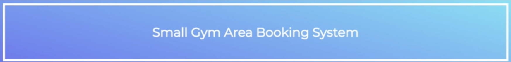 Gym Booking App screenshot 1