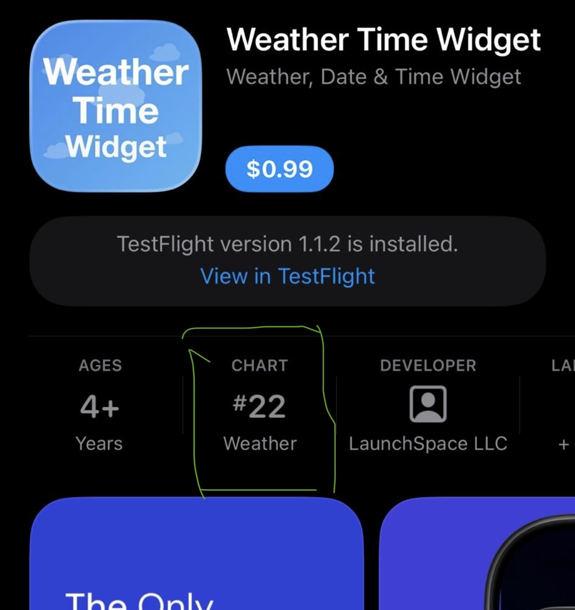 #22 in Weather on the App Store